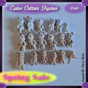 18-Pack Vintage Cat Figures